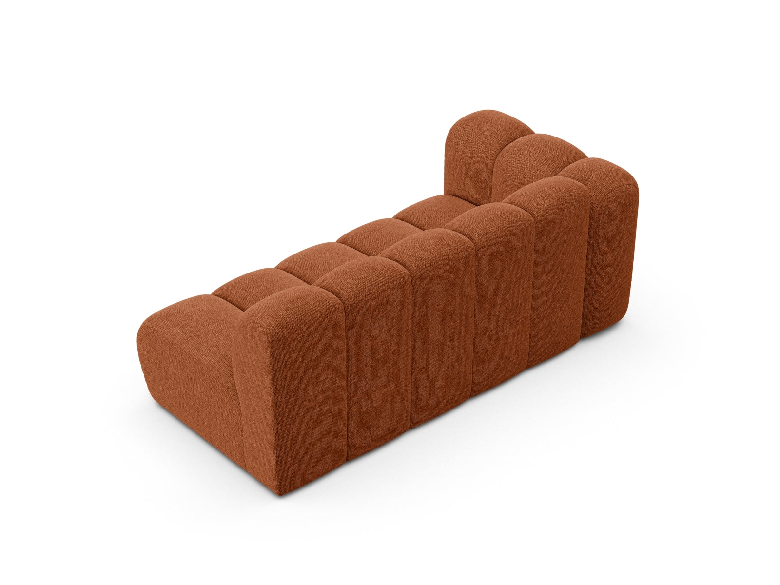 Modernes Lupine Modular Sofa links 3 Sitzer in Brick-Eden, perfekt für gemütliche und stilvolle Wohnambiente von Micadoni.