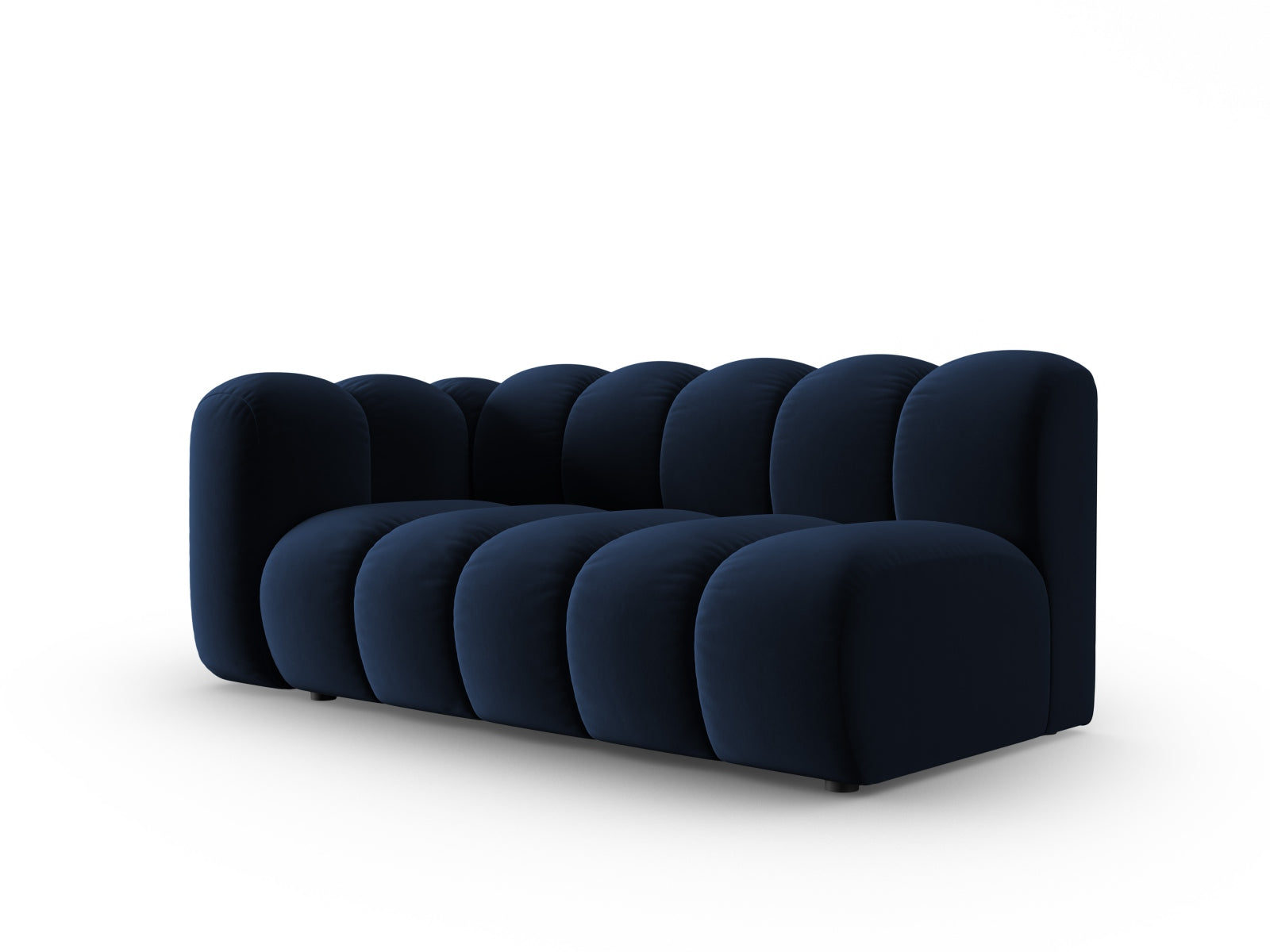 Lupine Velour links Modular Sofa 3 Sitzer in Royal Blue-Salvador präsentiert im Onlineshop von KAQTU Design AG. Modulares Sofa ist von Micadoni