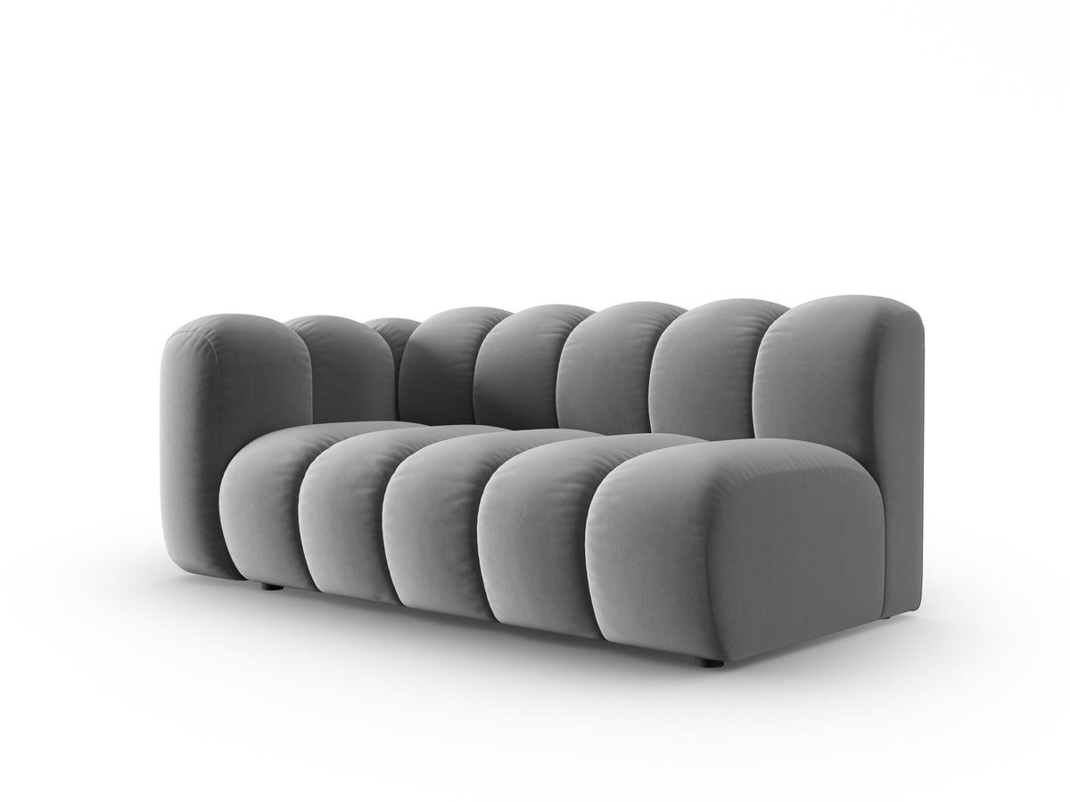 Lupine Velour links Modular Sofa 3 Sitzer in Grey-Salvador präsentiert im Onlineshop von KAQTU Design AG. Modulares Sofa ist von Micadoni