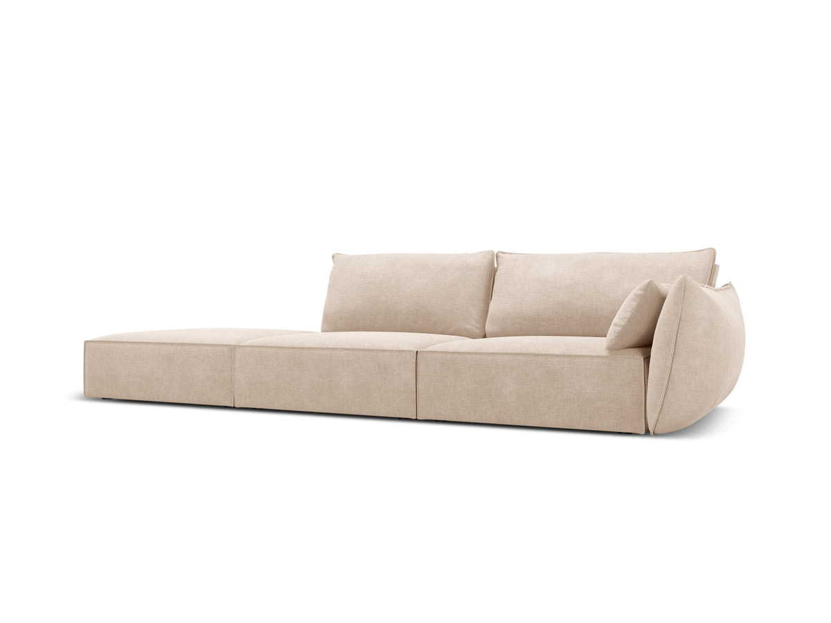 Kaelle Sofa links 4 Sitzer in Beige-Over The Horizon präsentiert im Onlineshop von KAQTU Design AG. L-Sofa links ist von Micadoni