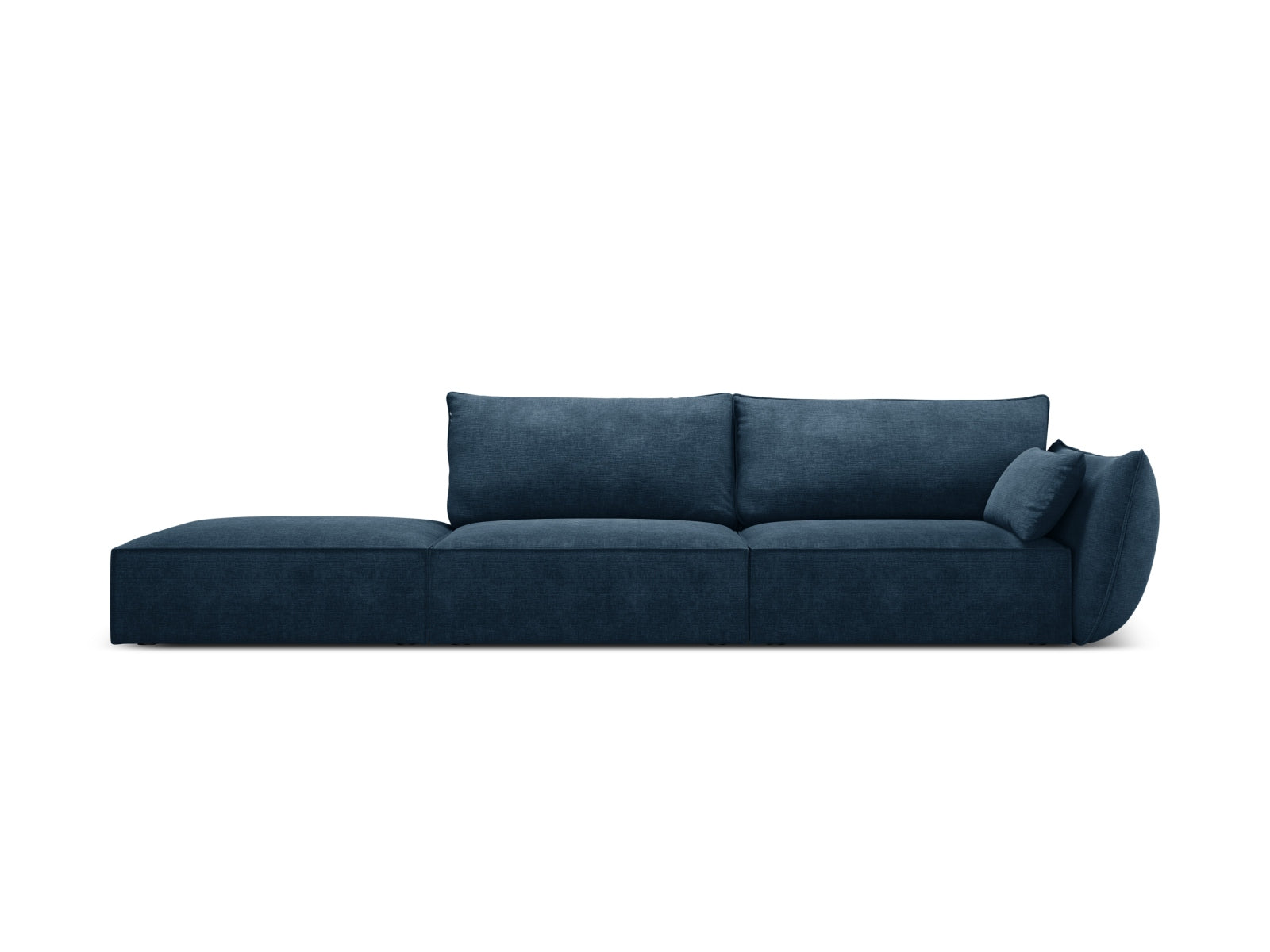 Kaelle Sofa links 4 Sitzer in Royal Blue präsentiert im Onlineshop von KAQTU Design AG. L-Sofa links ist von Micadoni