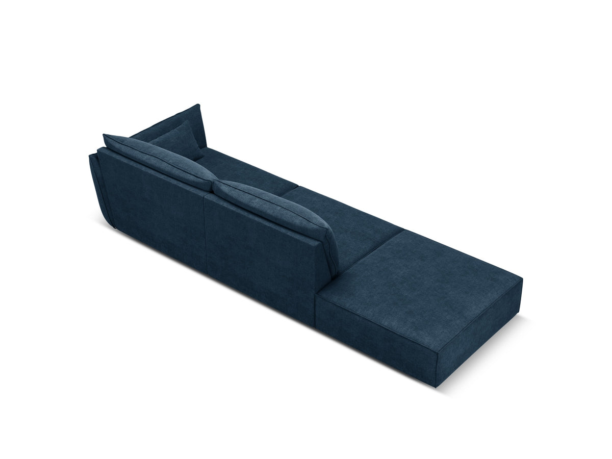 Kaelle Sofa links 4 Sitzer in Royal Blue-Over The Horizon präsentiert im Onlineshop von KAQTU Design AG. L-Sofa links ist von Micadoni