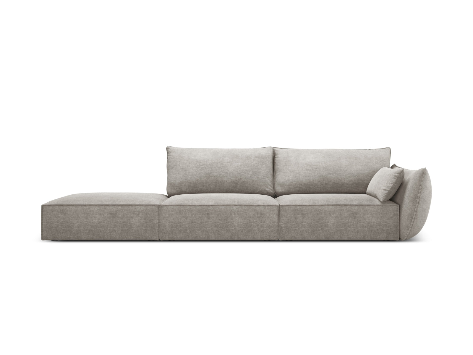 Kaelle Sofa links 4 Sitzer in Light Grey präsentiert im Onlineshop von KAQTU Design AG. L-Sofa links ist von Micadoni
