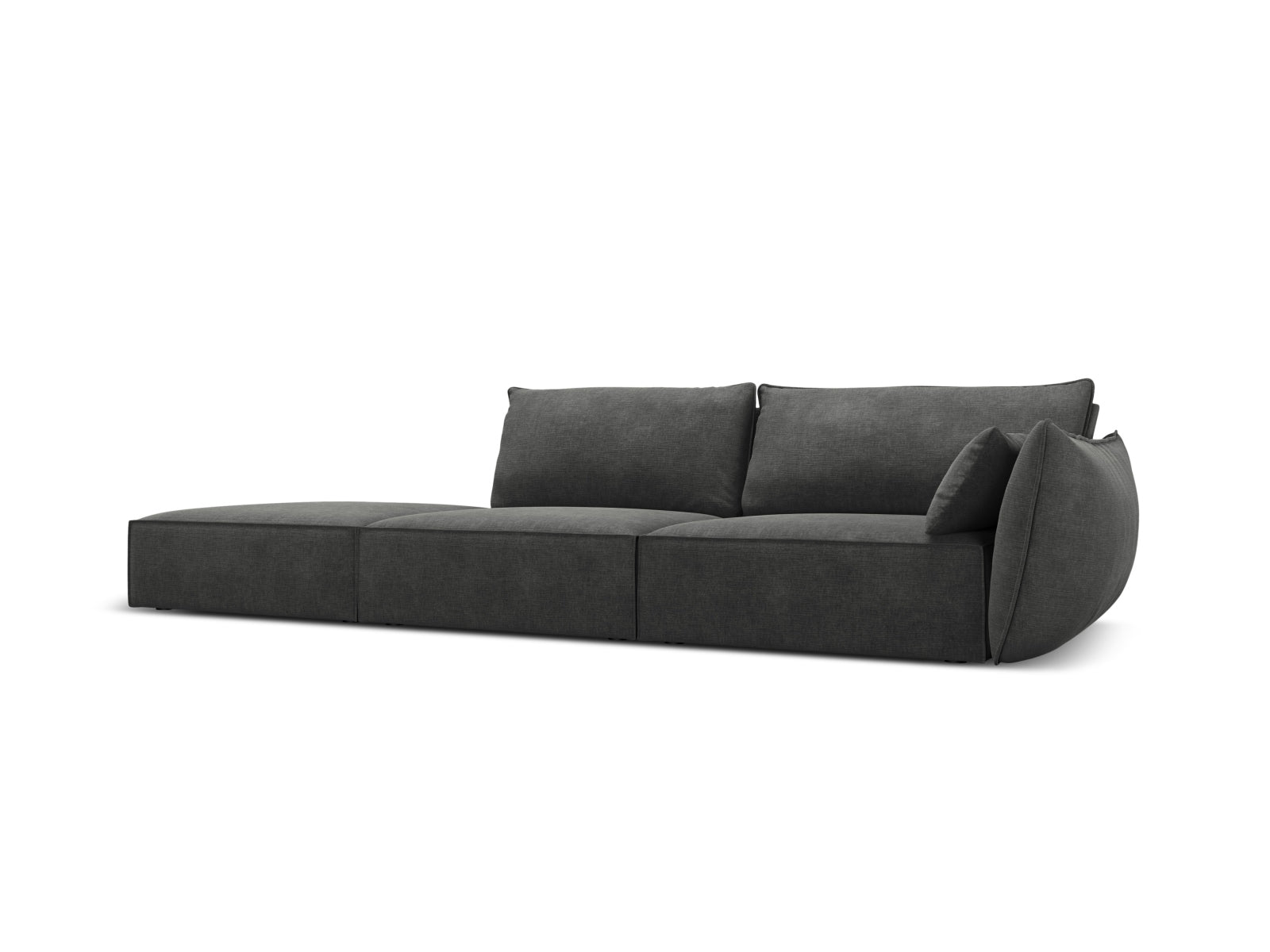 Entdecken Sie das stilvolle Kaelle Sofa links 4 Sitzer von Micadoni – der perfekte Komfort für Ihr Wohnzimmer! Modernes Design trifft auf Funktionalität.