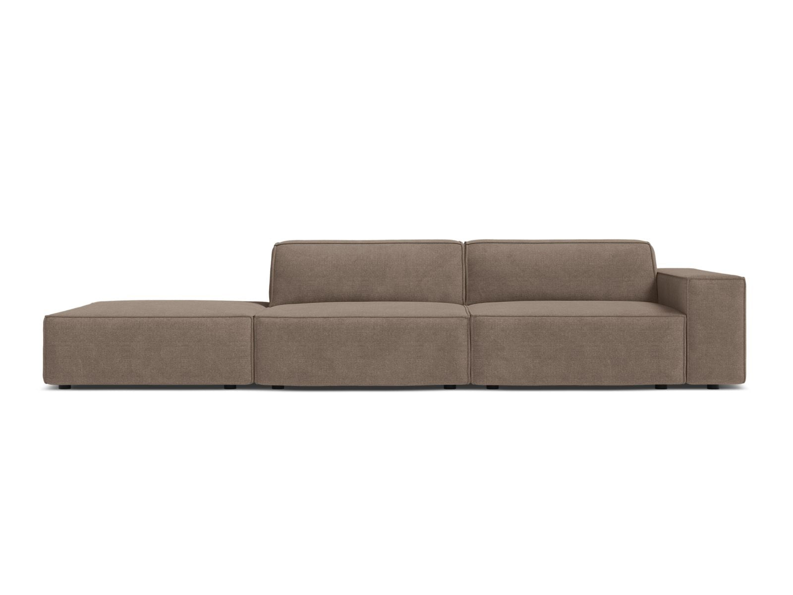 3-Sitzer Modulares Sofa links Jodie in Cappuccino-Liberty präsentiert im Onlineshop von KAQTU Design AG. 3er Sofa ist von Micadoni