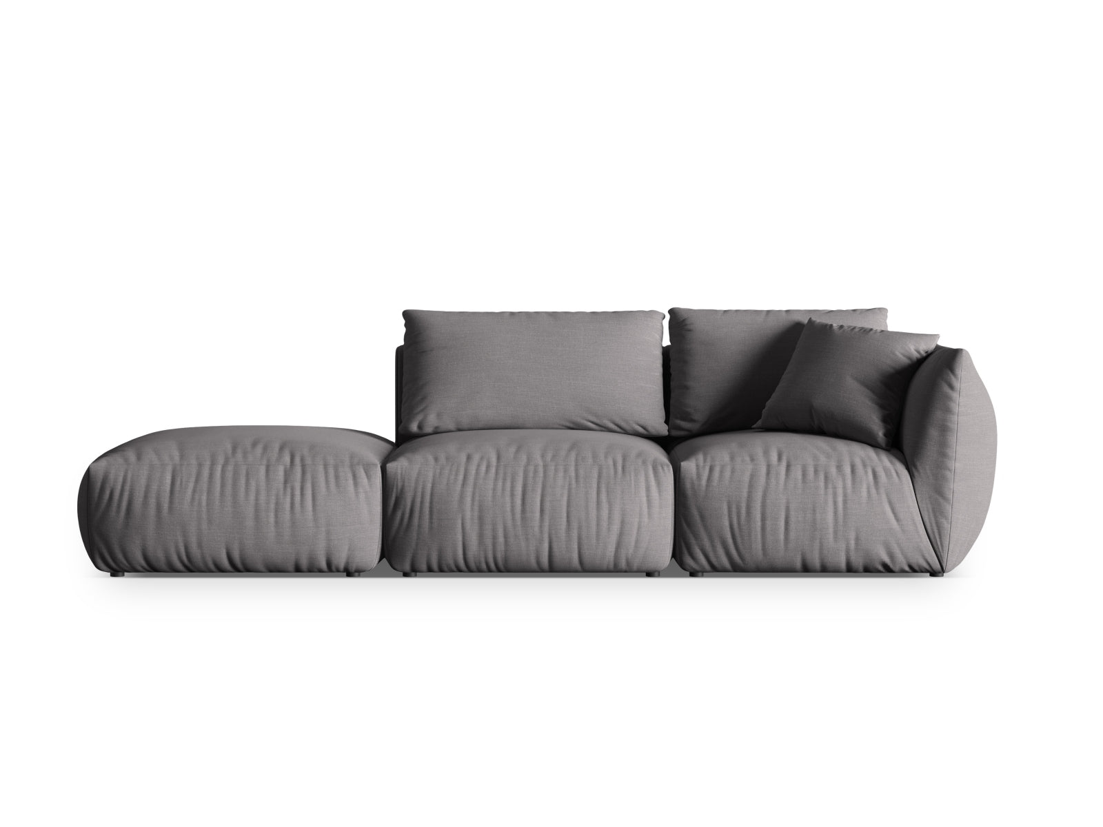 Chris Modular Sofa links 3 Sitzer in Sand präsentiert im Onlineshop von KAQTU Design AG. Modulares Sofa ist von Micadoni
