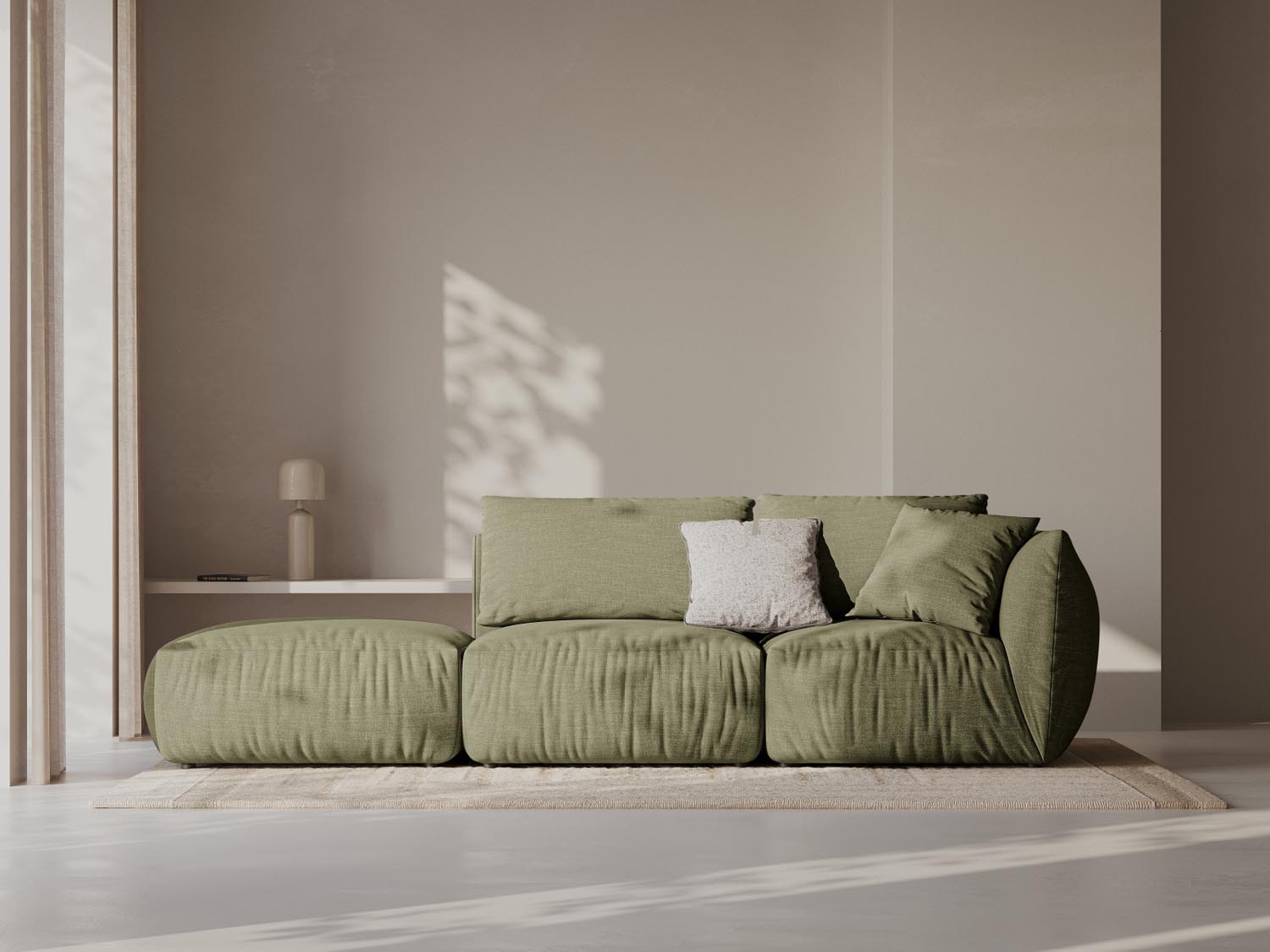 Entdecken Sie das Chris Modular Sofa links 3 Sitzer von Micadoni – stilvoll, anpassungsfähig und ideal für moderne Wohnräume. Ein echtes Highlight!
