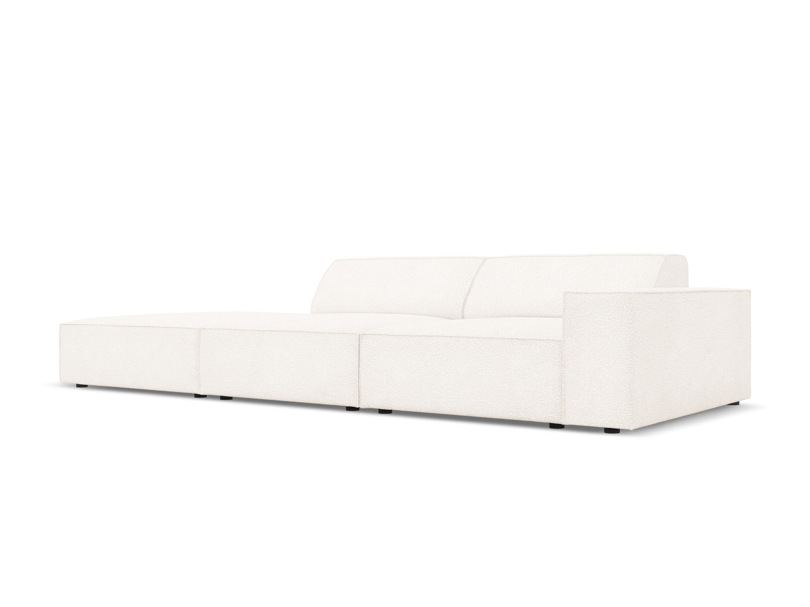 Entdecken Sie das elegante Jodie Boucle 3-Sitzer Sofa von Micadoni. Modular, stilvoll und komfortabel – perfekt für Ihr Zuhause!