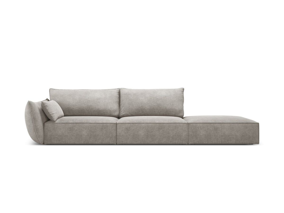 Kaelle Sofa rechts 4 Sitzer in Light Grey-Over The Horizon präsentiert im Onlineshop von KAQTU Design AG. L-Sofa rechts ist von Micadoni