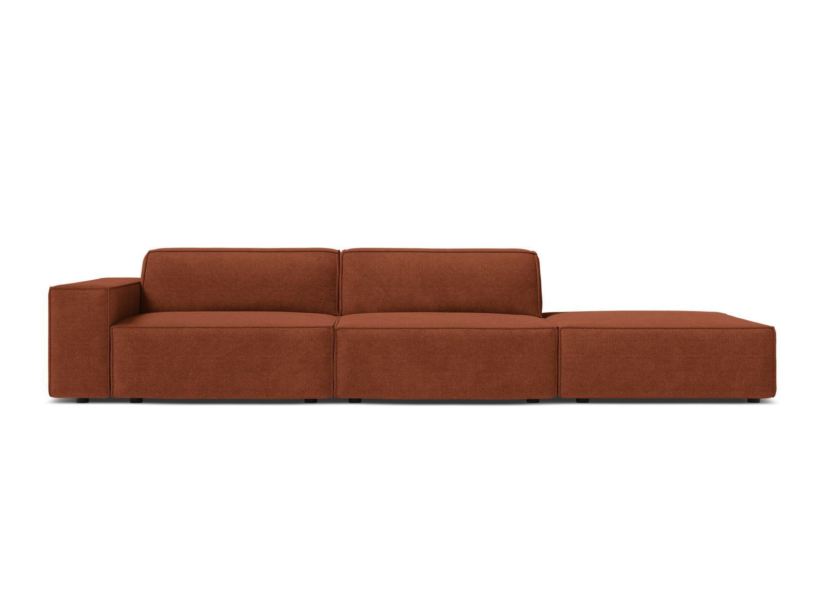 3-Sitzer Modular Sofa rechts Jodie in Brick-Liberty präsentiert im Onlineshop von KAQTU Design AG. 3er Sofa ist von Micadoni