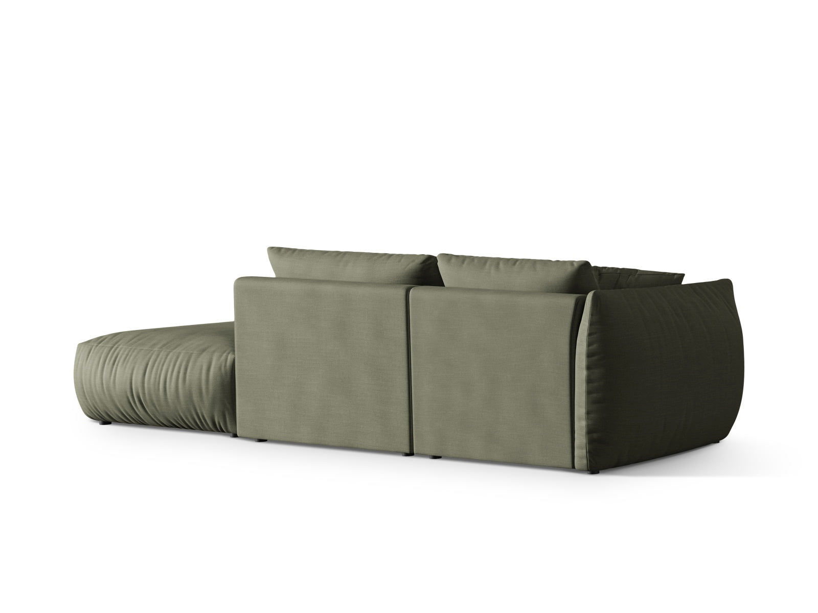 Chris Modular Sofa rechts 3 Sitzer in Muted Blue-LINS präsentiert im Onlineshop von KAQTU Design AG. 3er Sofa ist von Micadoni