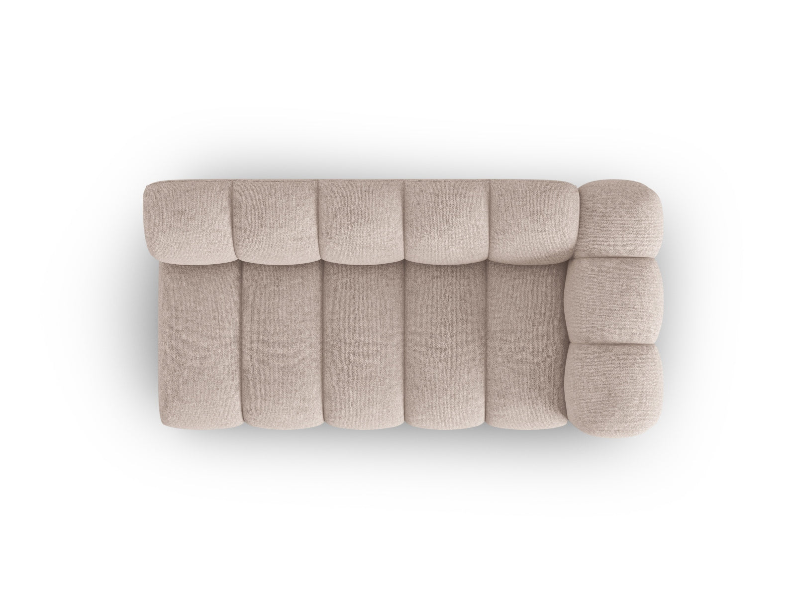 Lupine Modular Sofa rechts 3 Sitzer in Beige präsentiert im Onlineshop von KAQTU Design AG. Modulares Sofa ist von Micadoni