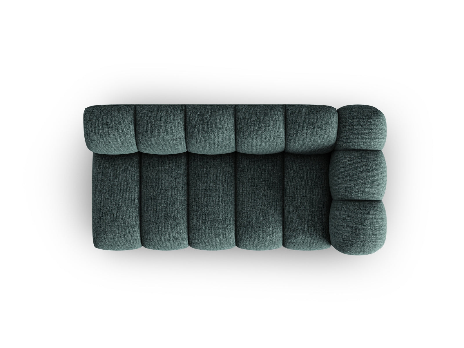 Lupine Modular Sofa rechts 3 Sitzer in Petrol präsentiert im Onlineshop von KAQTU Design AG. Modulares Sofa ist von Micadoni