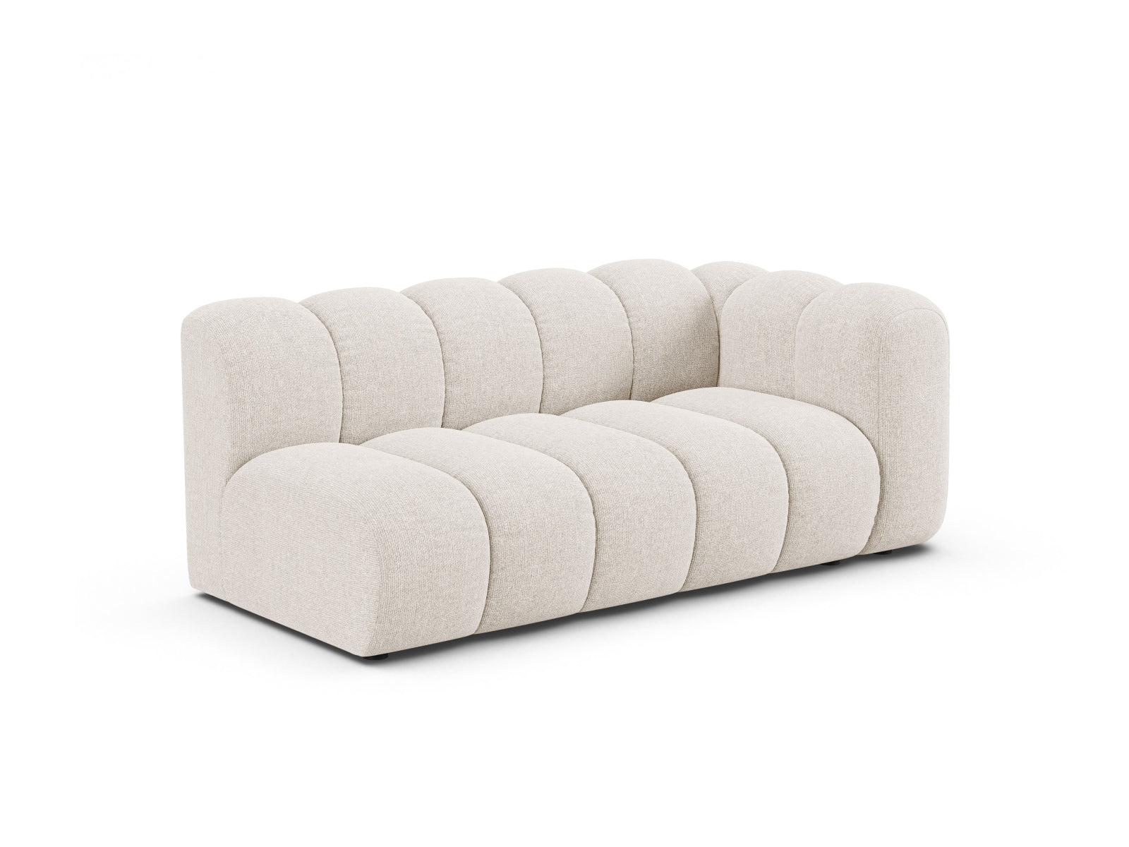 Elegantes Lupine Modular Sofa rechts, 3-Sitzer in hellem Beige, ideal für stilvolle Wohnräume. Hochwertige Verarbeitung von Micadoni.