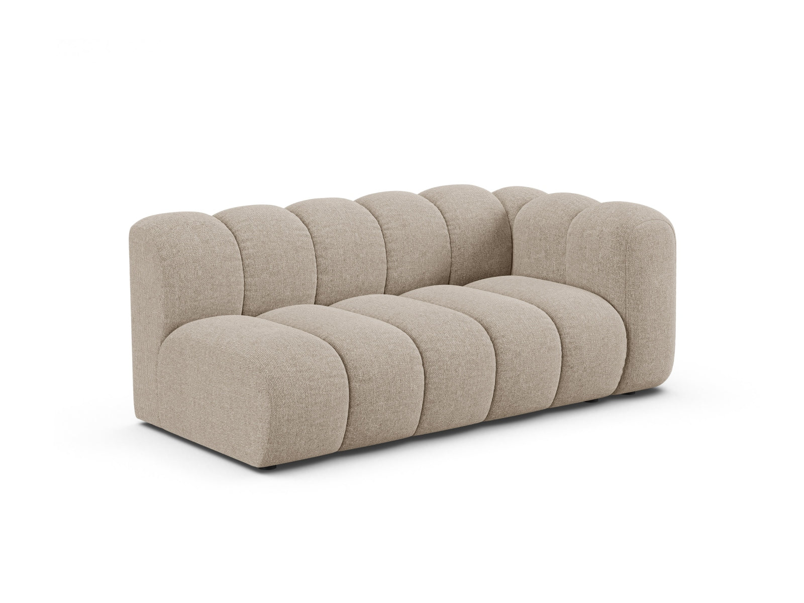Elegantes Lupine Modular Sofa rechts, 3-Sitzer in stilvollem Dark Beige-Eden, ideal für moderne Wohnräume.