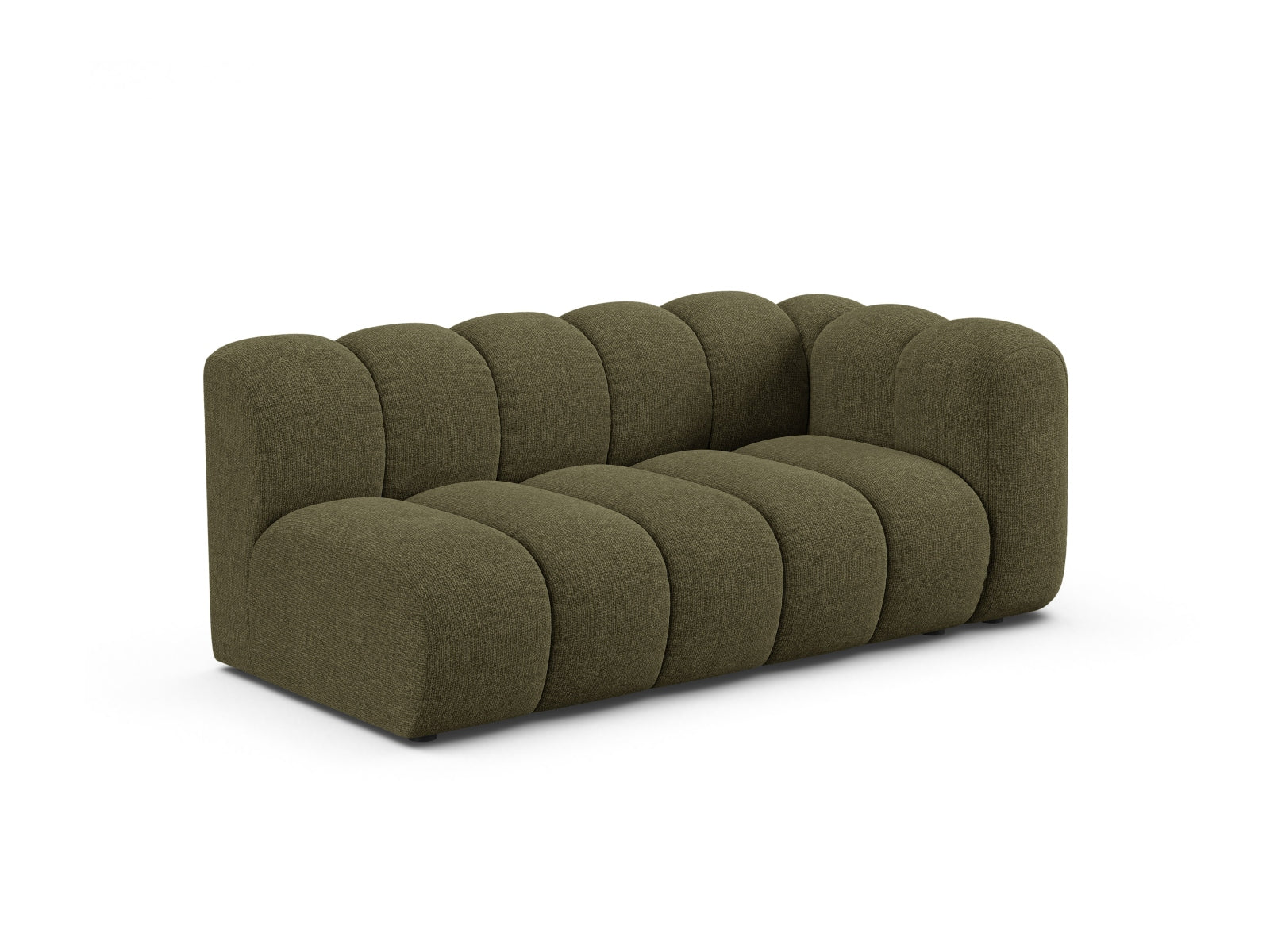 Elegantes Lupine Modular Sofa in der rechten 3-Sitzer-Variante, ideal für stilvolle Wohnräume, präsentiert in einem modernen Grünton.