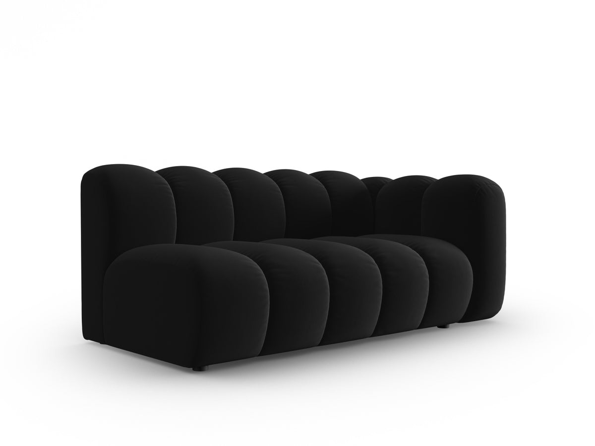 Lupine Velour Modular Sofa rechts 3 Sitzer in Black-Salvador präsentiert im Onlineshop von KAQTU Design AG. Modulares Sofa ist von Micadoni