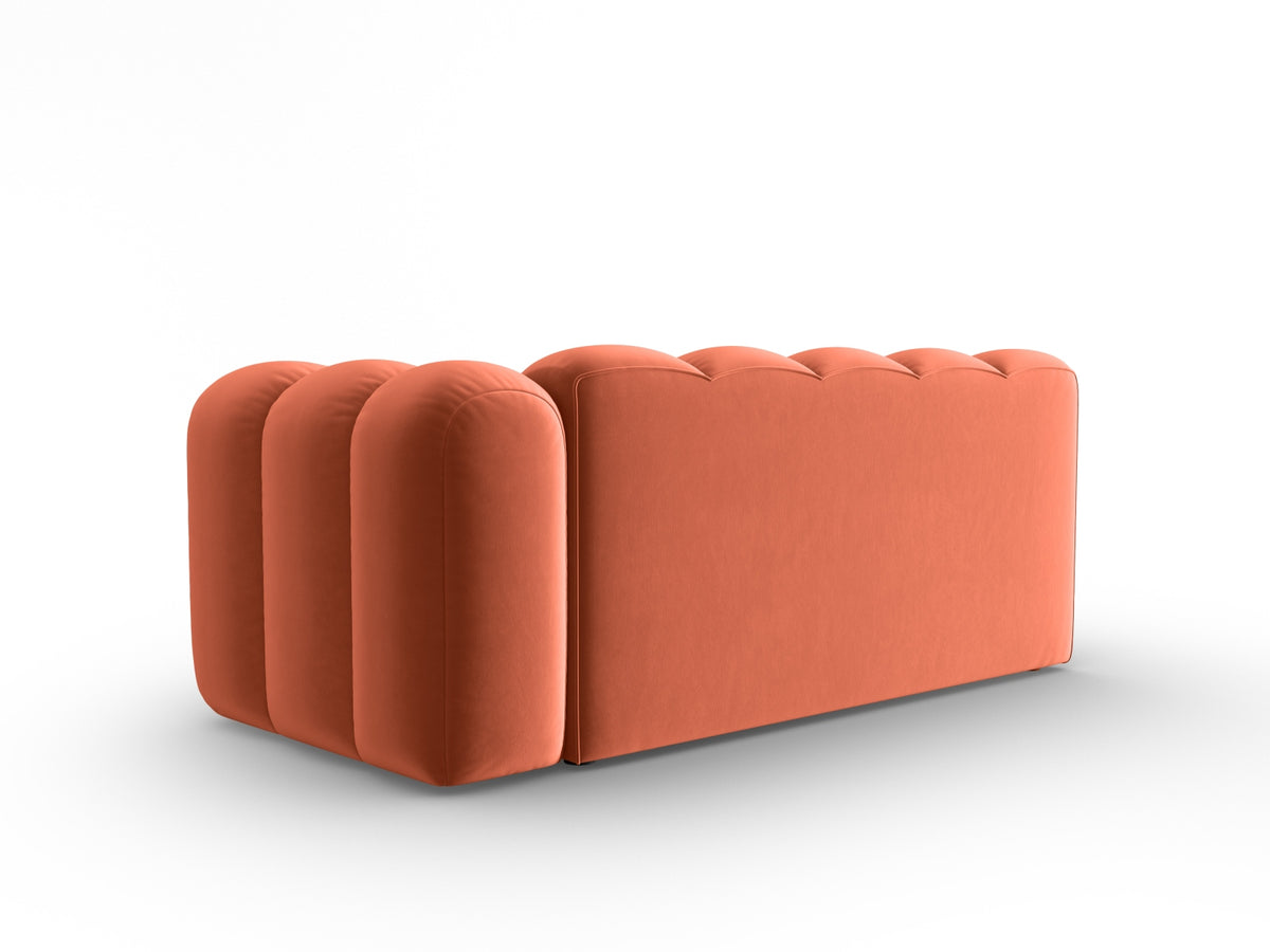 Lupine Velour Modular Sofa rechts 3 Sitzer in Coral-Salvador präsentiert im Onlineshop von KAQTU Design AG. Modulares Sofa ist von Micadoni
