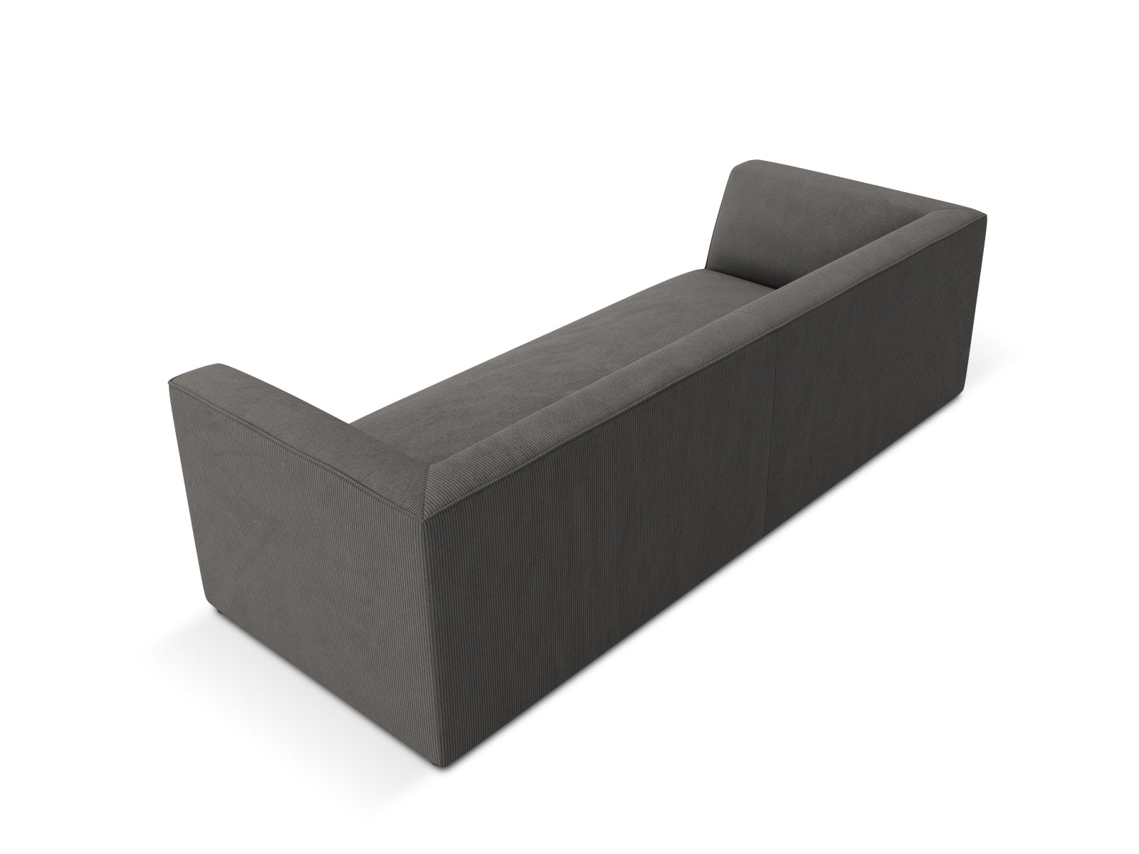 Elegantes 3-Sitzer Sofa Ruby in tiefem Grau von Micadoni, ideal für gemütliche Wohnräume und zeitgemäße Einrichtungskonzepte.