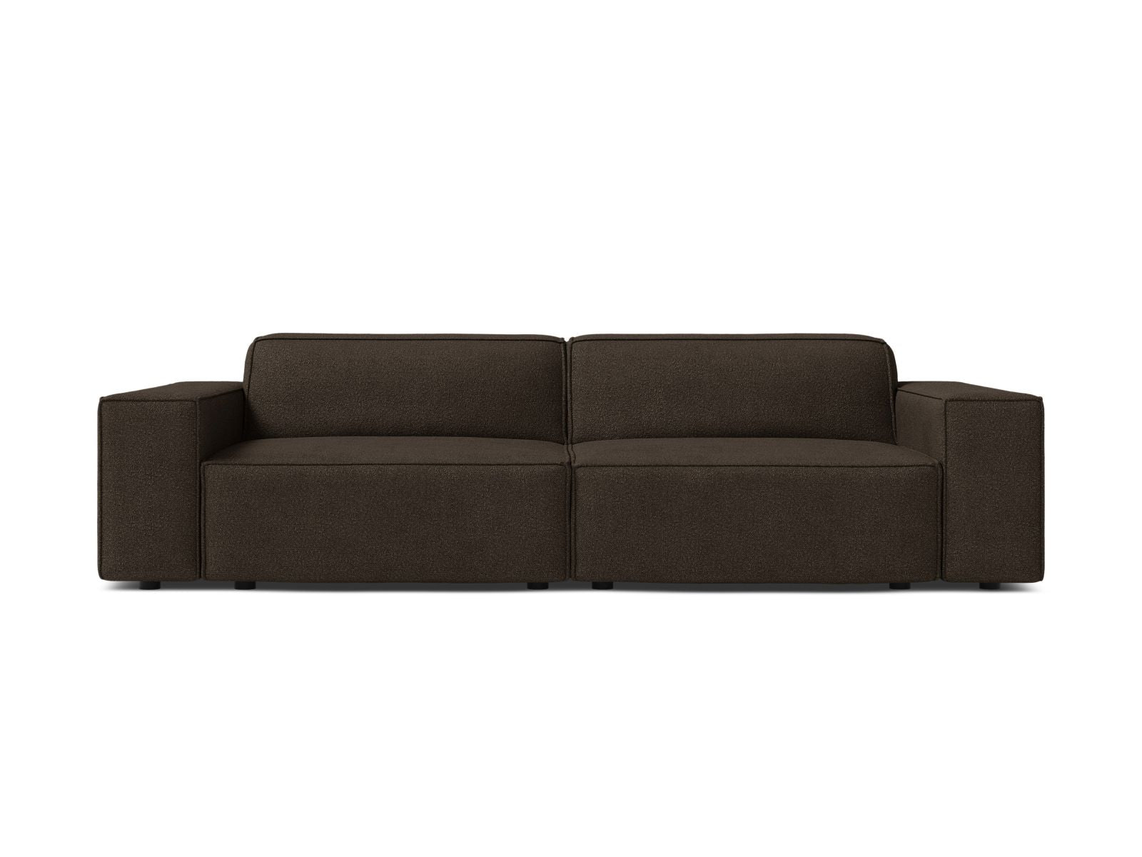 Jodie Boucle modulares Sofa 3 Sitzer in Brown-Baloo präsentiert im Onlineshop von KAQTU Design AG. 3er Sofa ist von Micadoni