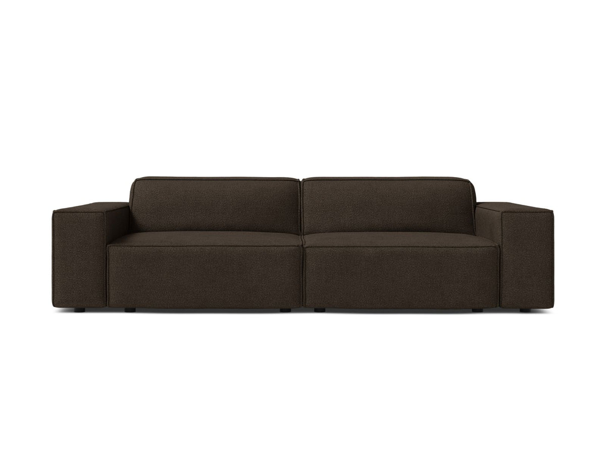 Jodie Boucle modulares Sofa 3 Sitzer in Brown-Baloo präsentiert im Onlineshop von KAQTU Design AG. 3er Sofa ist von Micadoni