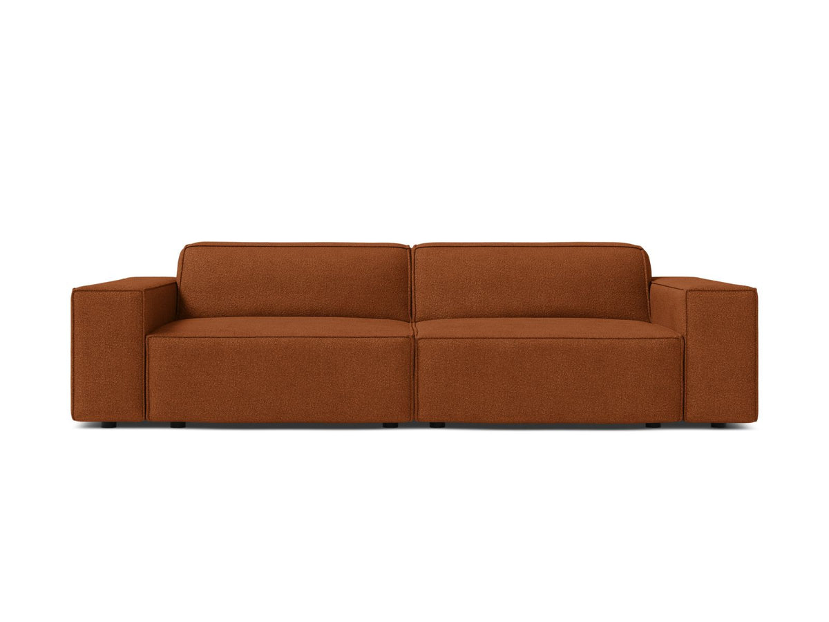 Jodie Boucle modulares Sofa 3 Sitzer in Terracotta-Baloo präsentiert im Onlineshop von KAQTU Design AG. 3er Sofa ist von Micadoni