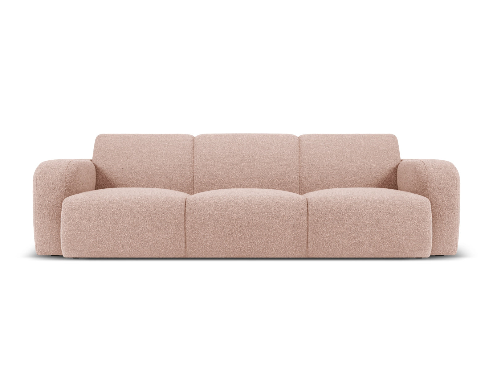 Molino Boucle Sofa 3 Sitzer in Powder Pink präsentiert im Onlineshop von KAQTU Design AG. 3er Sofa ist von Micadoni