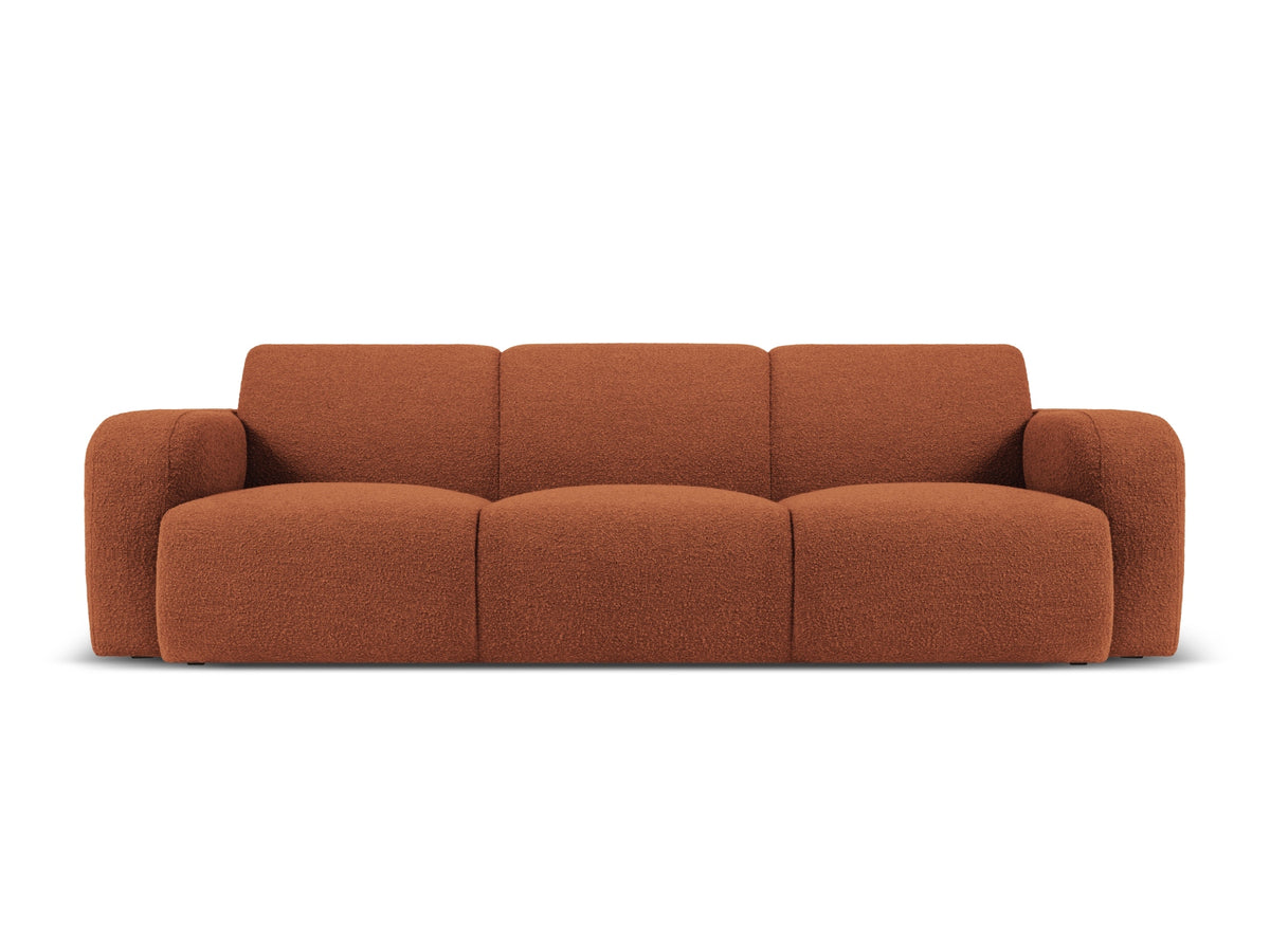 Molino Boucle Sofa 3 Sitzer in Terracotta-Baloo präsentiert im Onlineshop von KAQTU Design AG. 3er Sofa ist von Micadoni