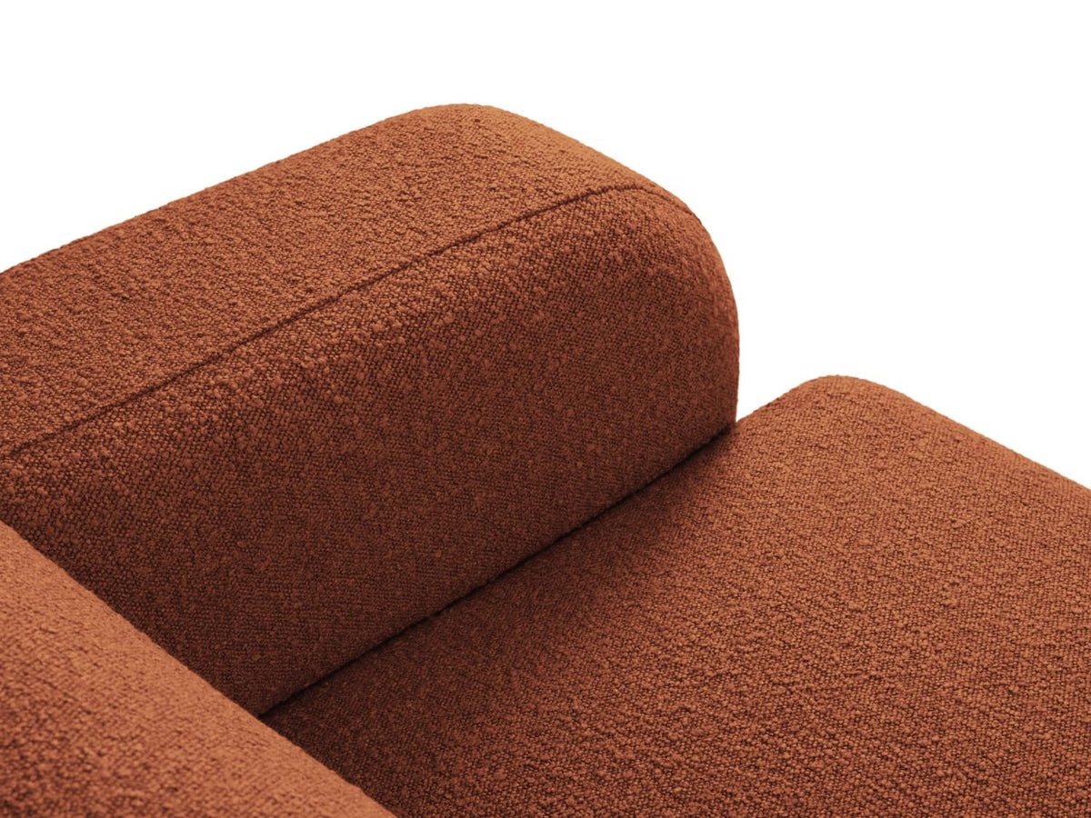 Molino Boucle Sofa 3 Sitzer in Terracotta-Baloo präsentiert im Onlineshop von KAQTU Design AG. 3er Sofa ist von Micadoni