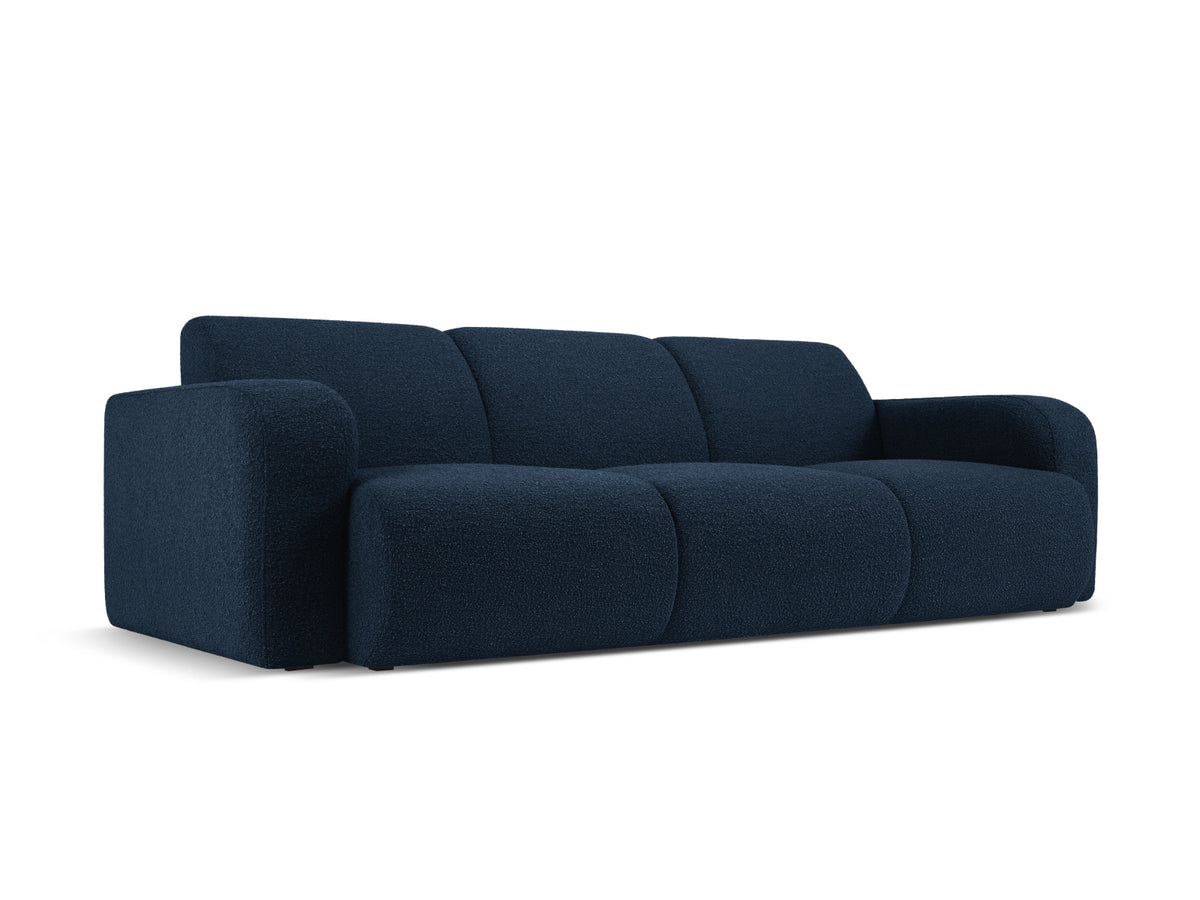 Molino Boucle Sofa 3 Sitzer in Dark Blue-Baloo präsentiert im Onlineshop von KAQTU Design AG. 3er Sofa ist von Micadoni