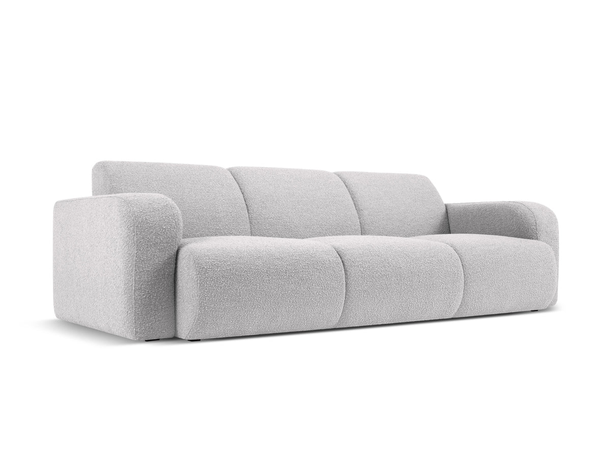 Molino Boucle Sofa 3 Sitzer in Light Grey-Baloo präsentiert im Onlineshop von KAQTU Design AG. 3er Sofa ist von Micadoni