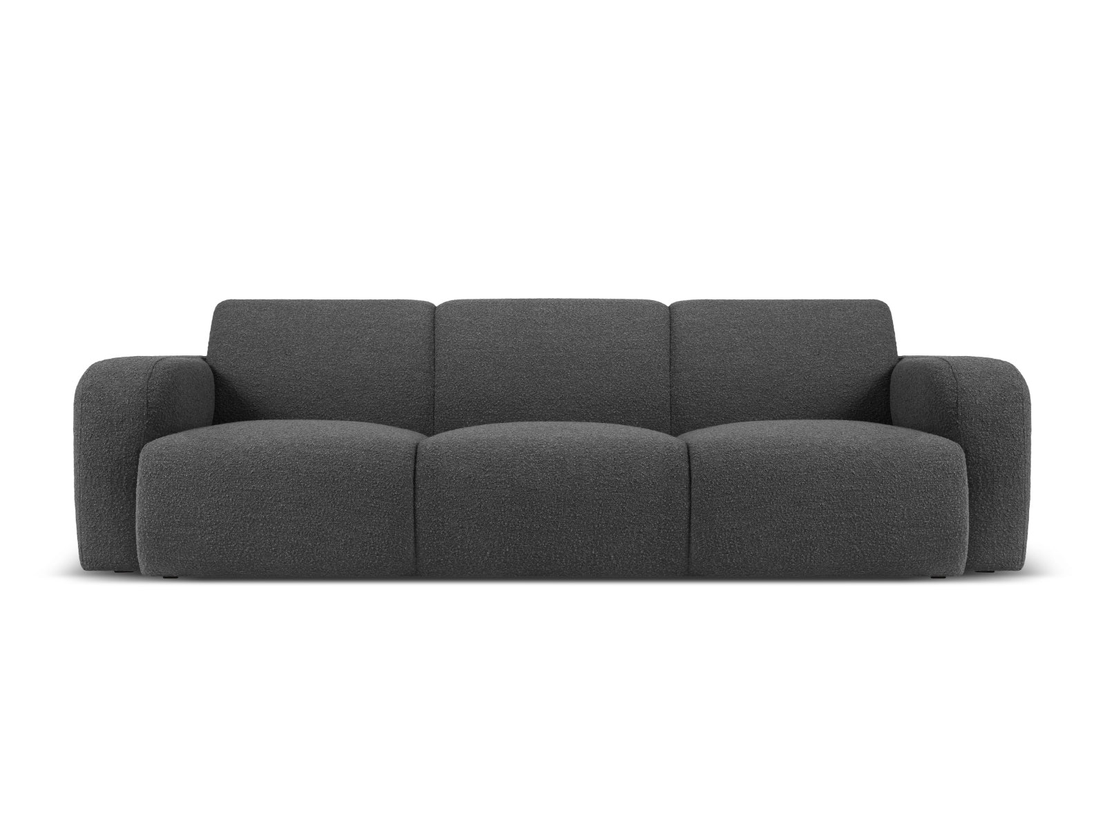 Molino Boucle Sofa 3 Sitzer in Dark Grey-Baloo präsentiert im Onlineshop von KAQTU Design AG. 3er Sofa ist von Micadoni