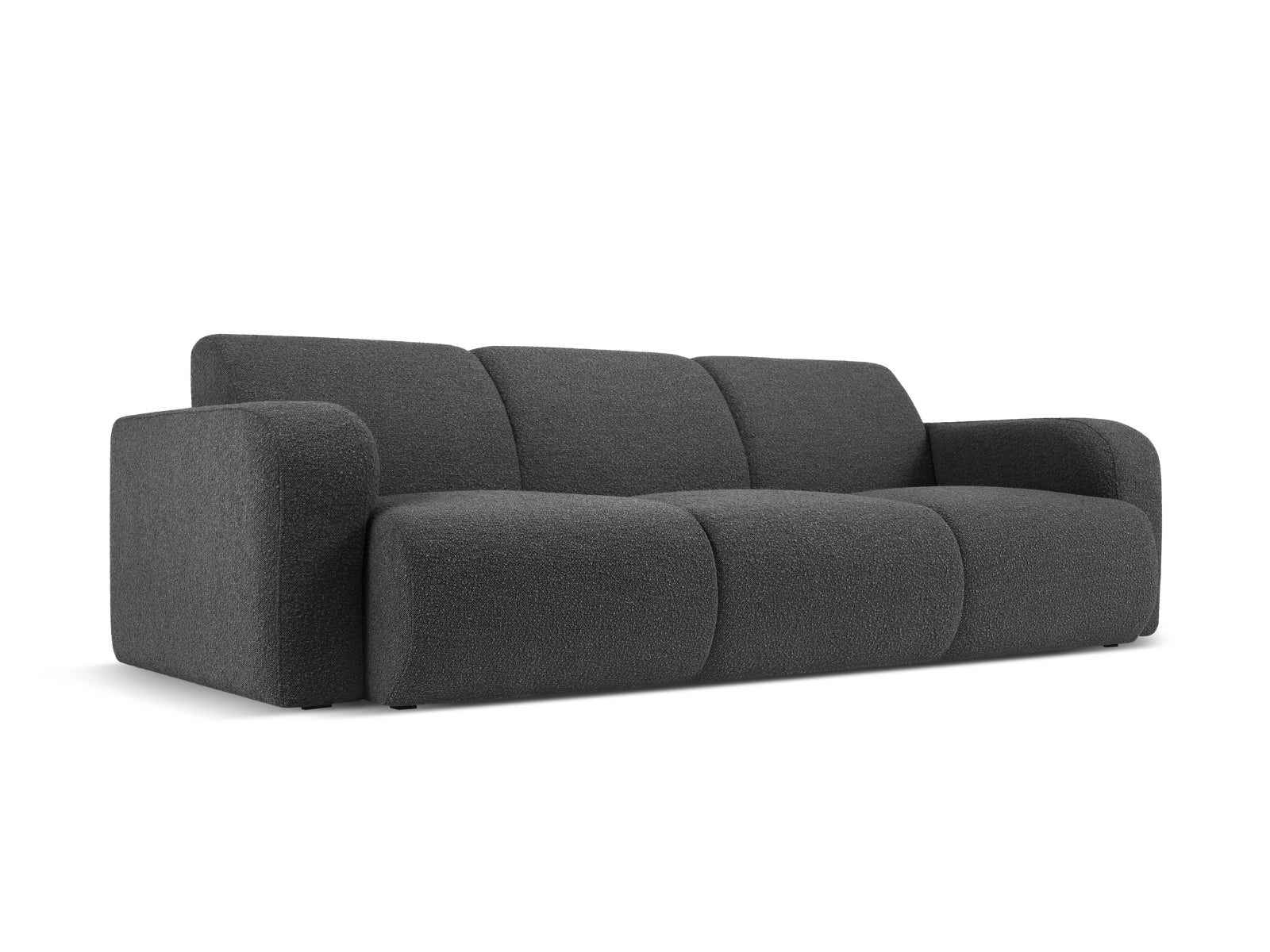 Entdecken Sie das stilvolle Molino Boucle Sofa 3 Sitzer von Micadoni – ideal für Komfort und Eleganz in Ihrem Wohnzimmer.