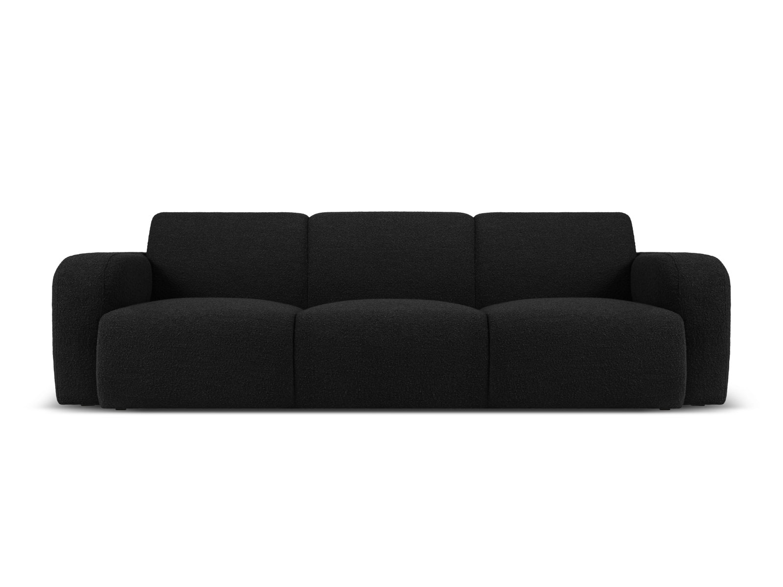 Molino Boucle Sofa 3 Sitzer in Black präsentiert im Onlineshop von KAQTU Design AG. 3er Sofa ist von Micadoni