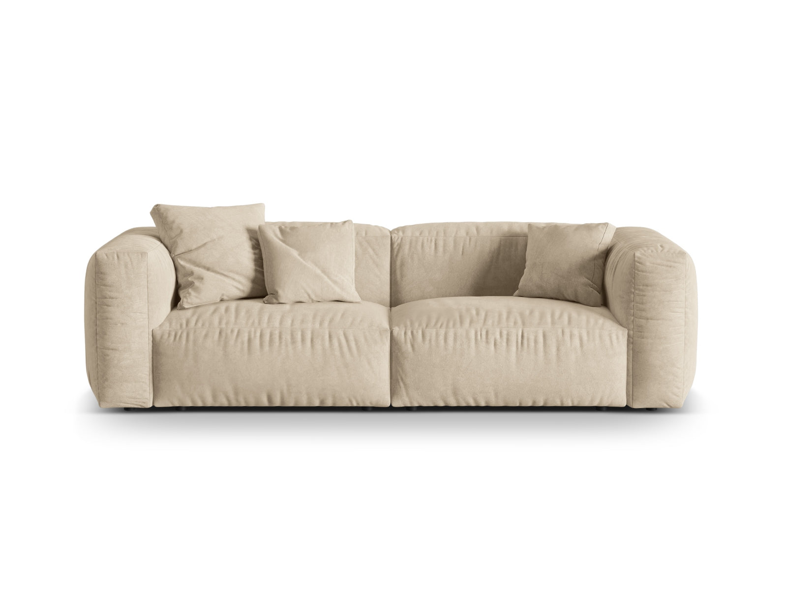 Martina Modulares Sofa 3 Sitzer in Light Beige präsentiert im Onlineshop von KAQTU Design AG. 3er Sofa ist von Micadoni