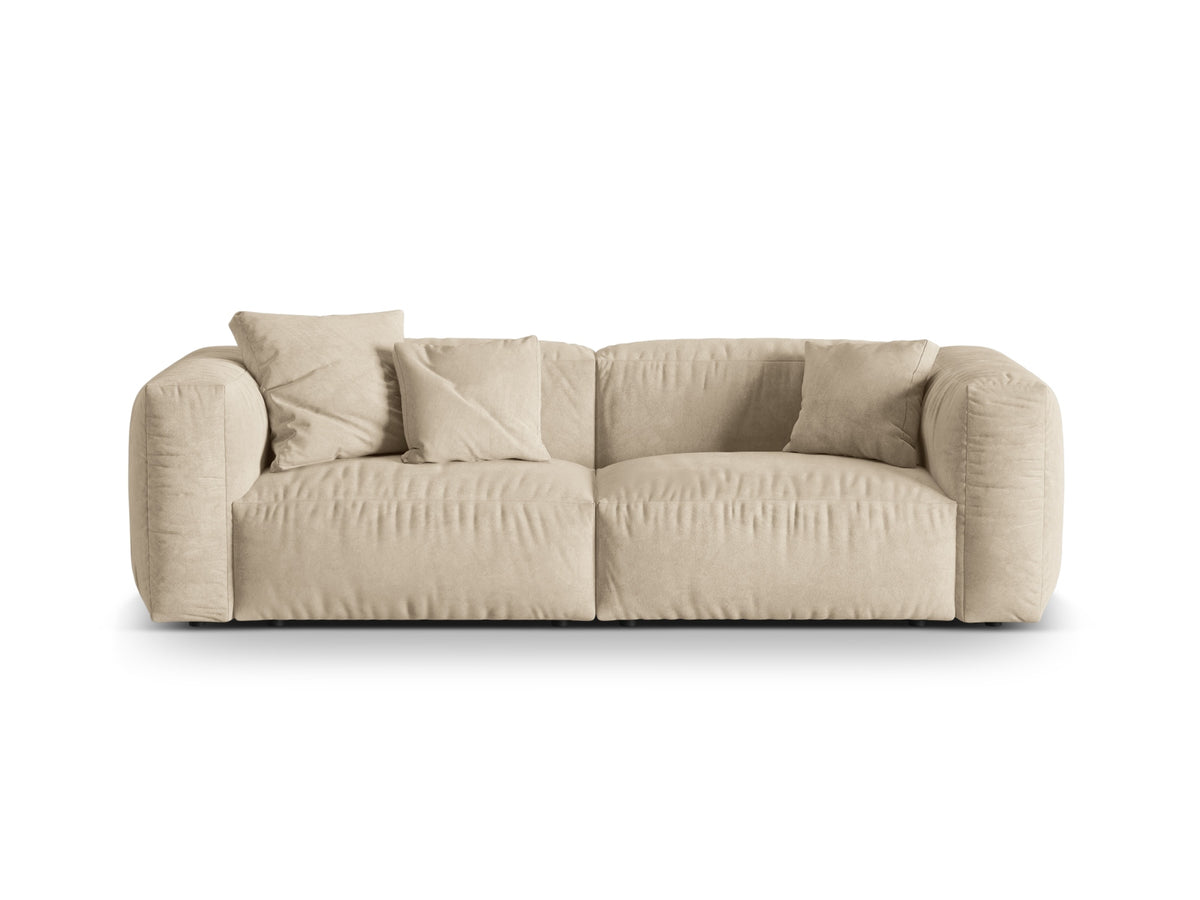 Martina Modulares Sofa 3 Sitzer in Light Beige-Vogue präsentiert im Onlineshop von KAQTU Design AG. 3er Sofa ist von Micadoni