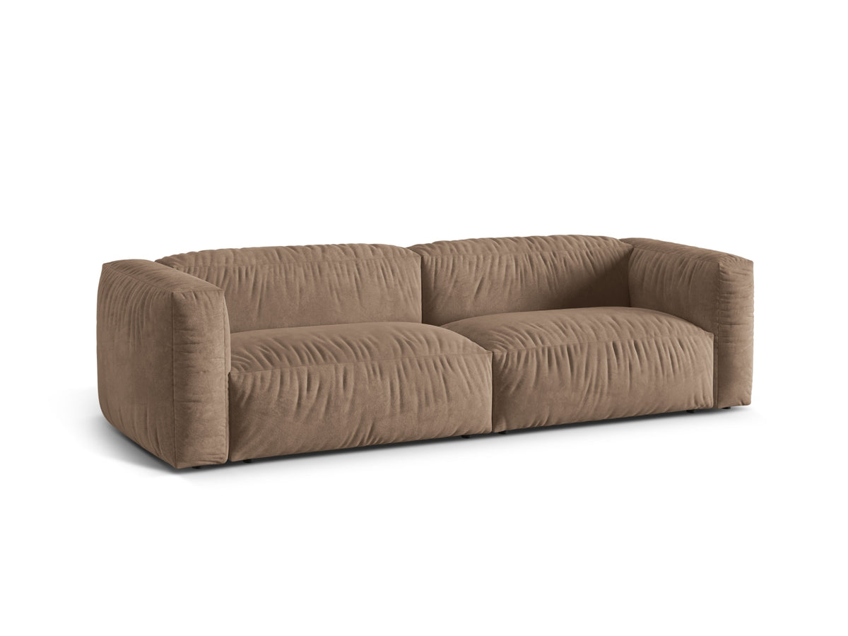 Martina Modulares Sofa 3 Sitzer in Dark Beige-Vogue präsentiert im Onlineshop von KAQTU Design AG. 3er Sofa ist von Micadoni