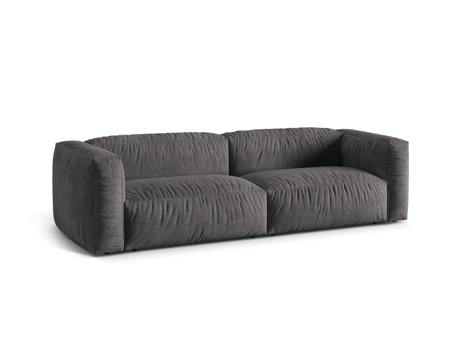 Elegantes Martina 3-Sitzer Sofa in Grey-Vogue, modulares Design von Micadoni, ideal für stilvolle Wohnräume.