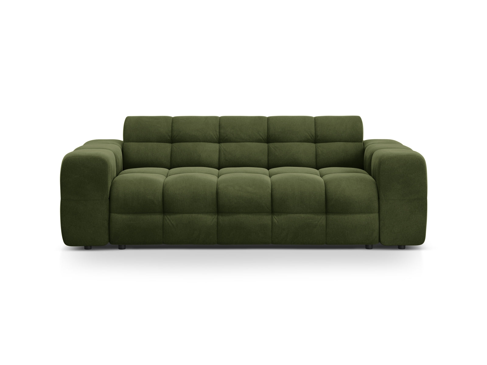 Kendal Velour Sofa 3 Sitzer in Army Green-Magic Velvet präsentiert im Onlineshop von KAQTU Design AG. 3er Sofa ist von Micadoni