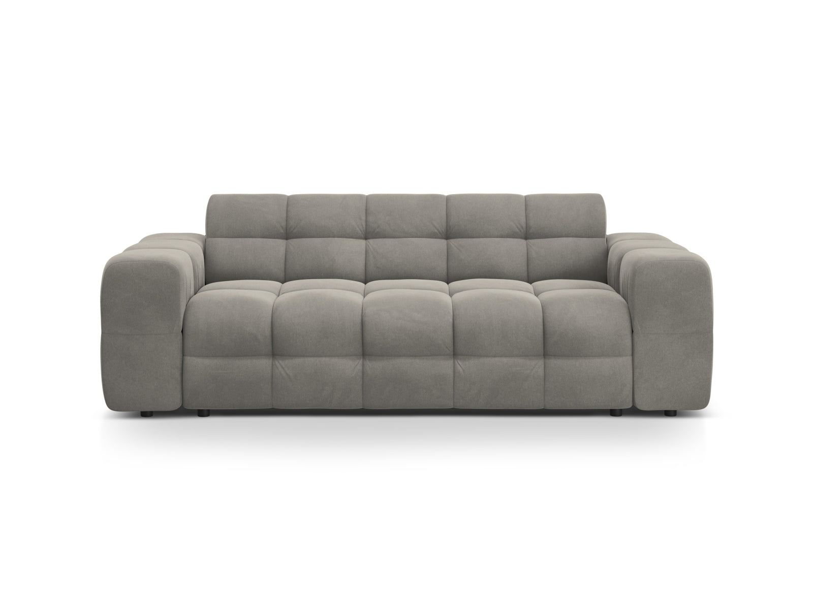 Kendal Velour Sofa 3 Sitzer in Dark Grey-Magic Velvet präsentiert im Onlineshop von KAQTU Design AG. 3er Sofa ist von Micadoni
