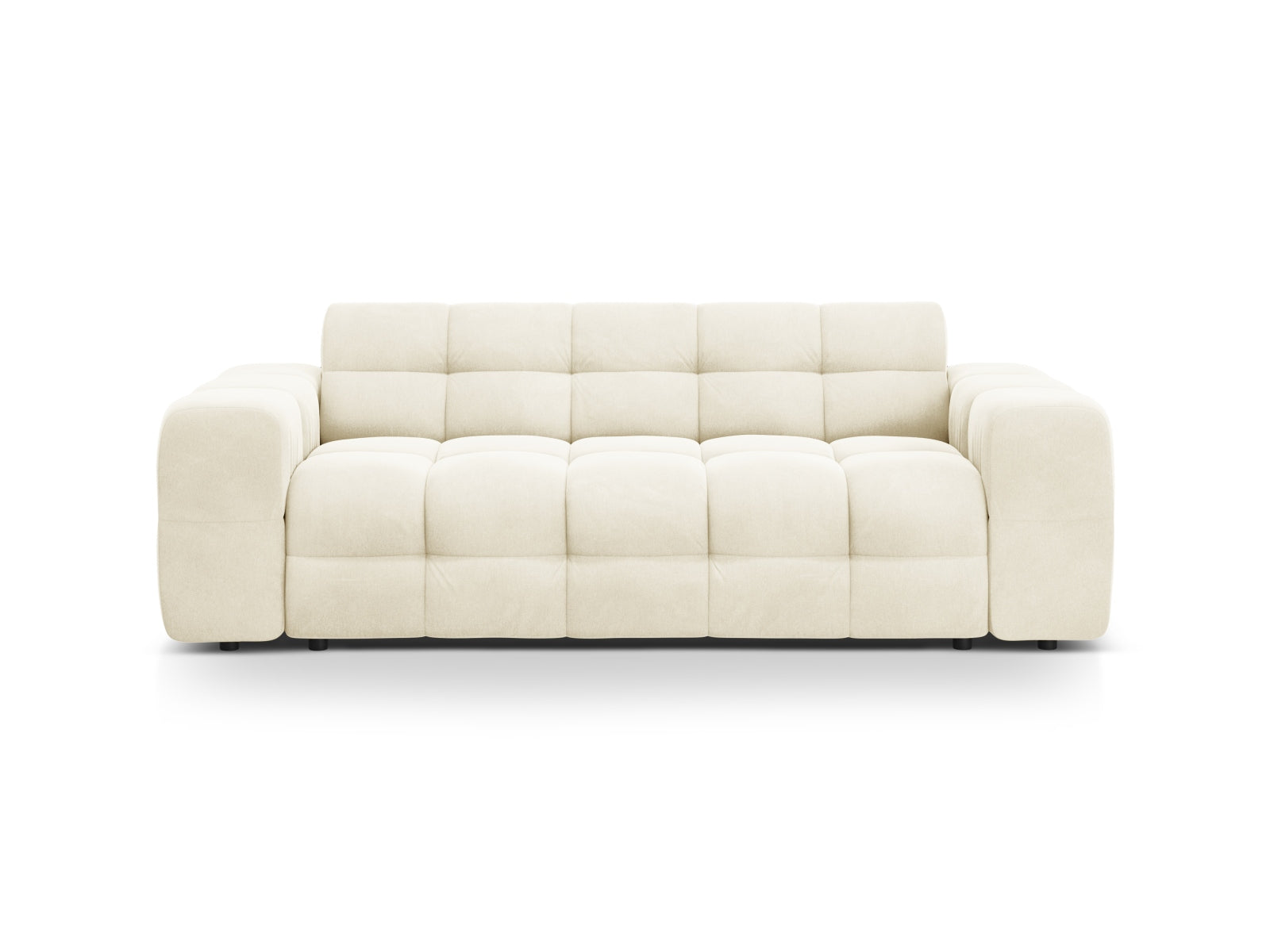 Kendal Velour Sofa 3 Sitzer in Ivory-Magic Velvet präsentiert im Onlineshop von KAQTU Design AG. 3er Sofa ist von Micadoni