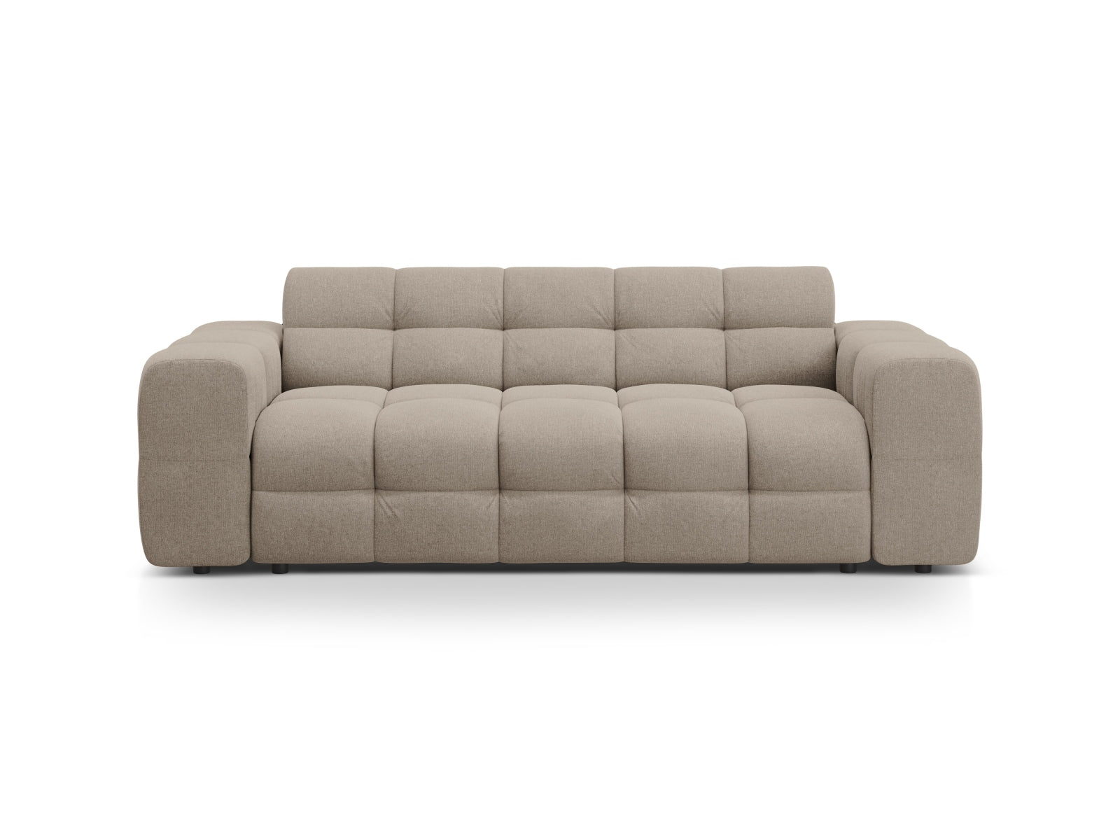Kendal Sofa 3 Sitzer in Dark Beige-Ottawa präsentiert im Onlineshop von KAQTU Design AG. 3er Sofa ist von Micadoni