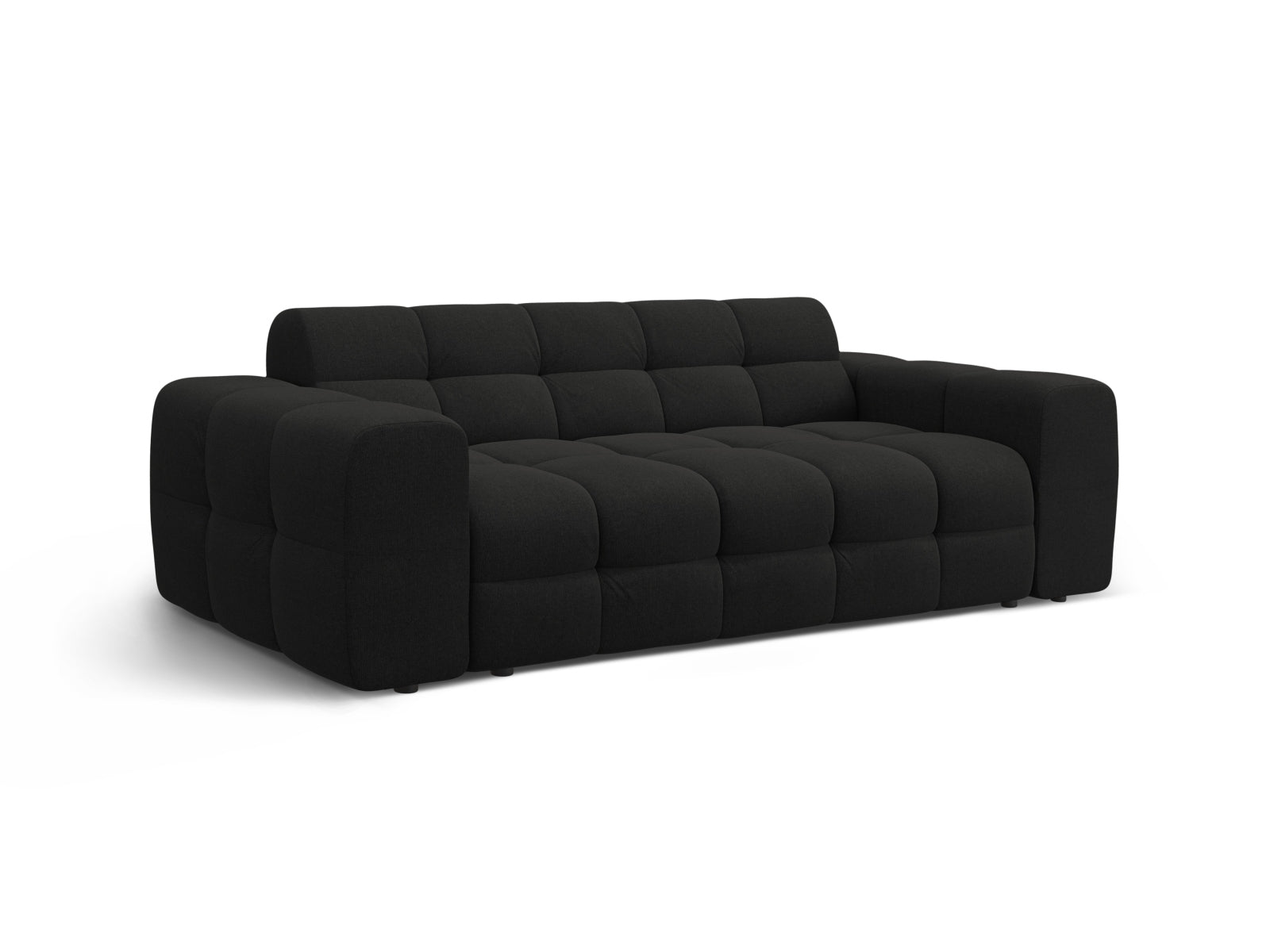 Erleben Sie das Kendal Sofa 3 Sitzer von Micadoni – elegantes Design, luxuriöser Velourstoff und optimaler Komfort für Ihr Wohnzimmer.