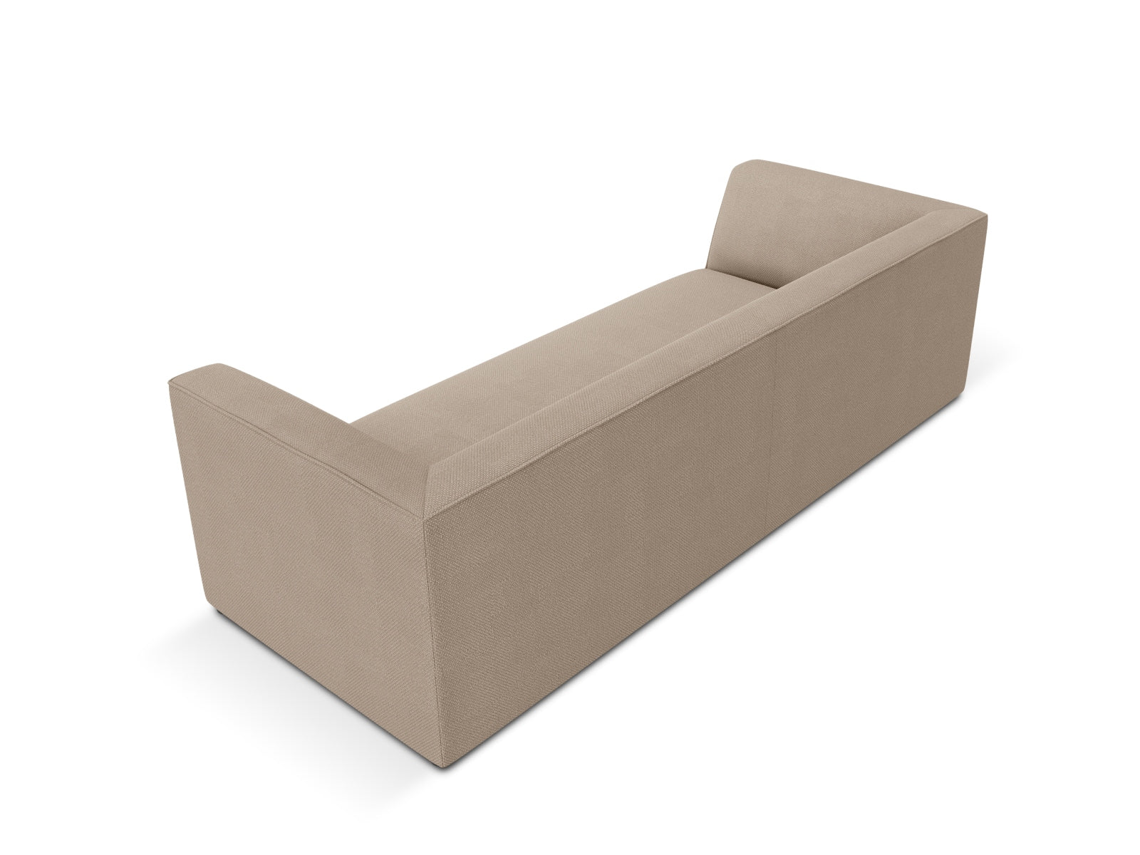 Elegantes 3-Sitzer Sofa Ruby in edlem Dunkelbeige von Micadoni, ideal für gemütliche Abende und stilvolle Wohnräume.