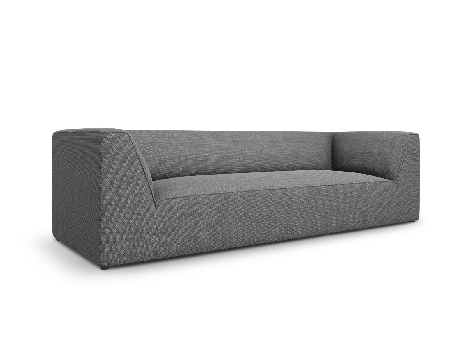 Elegantes Ruby 3-Sitzer Sofa in stilvollem Grau, entworfen von Micadoni, ideal für moderne Wohnräume.