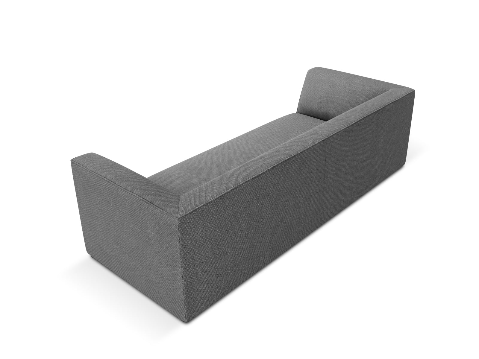 Elegantes 3-Sitzer Sofa Ruby von Micadoni in zeitlosem Grau, ideal für komfortable Wohnräume und entspannende Stunden.