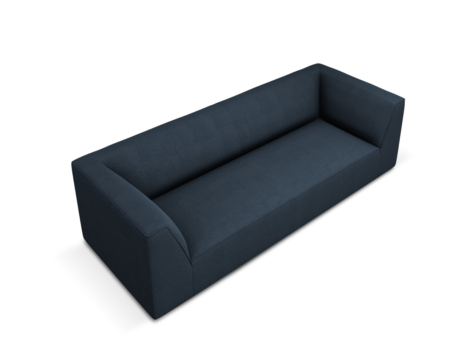Stilvolles 3-Sitzer Ruby Sofa in kräftigem Rot, perfekt für moderne Wohnräume. Hochwertige Materialien und elegantes Design von Micadoni.