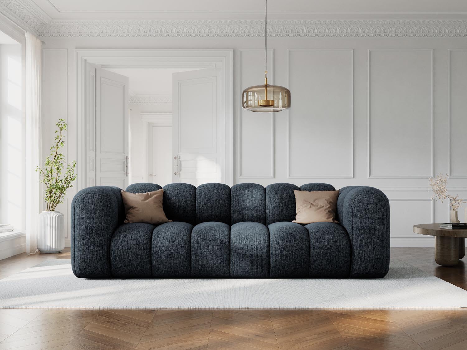 Entdecken Sie das stilvolle Lupine Sofa 3 Sitzer von Micadoni – modern, komfortabel und vielseitig für Ihr Zuhause.