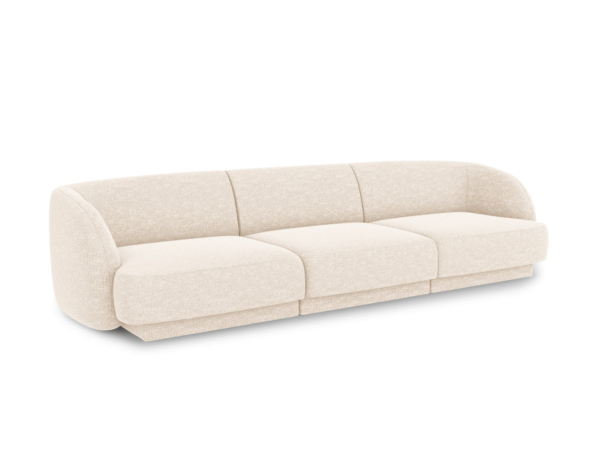 Miley Sofa 3 Sitzer in Light Beige-Haga präsentiert im Onlineshop von KAQTU Design AG. 3er Sofa ist von Micadoni