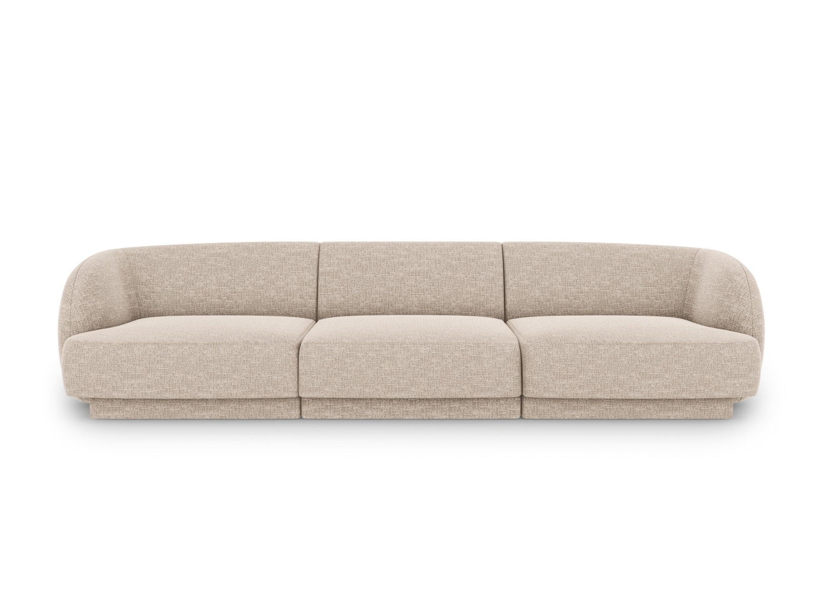 Miley Sofa 3 Sitzer in Beige-Haga präsentiert im Onlineshop von KAQTU Design AG. 3er Sofa ist von Micadoni